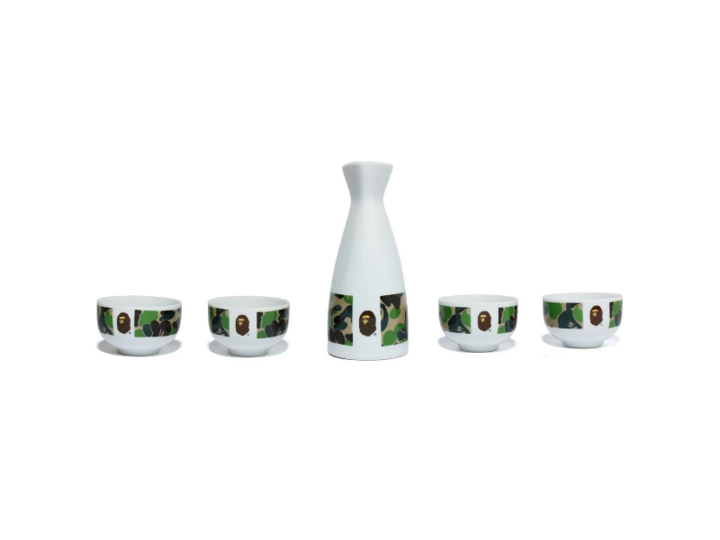 Набор для саке BAPE ABC Camo Sake Set Green