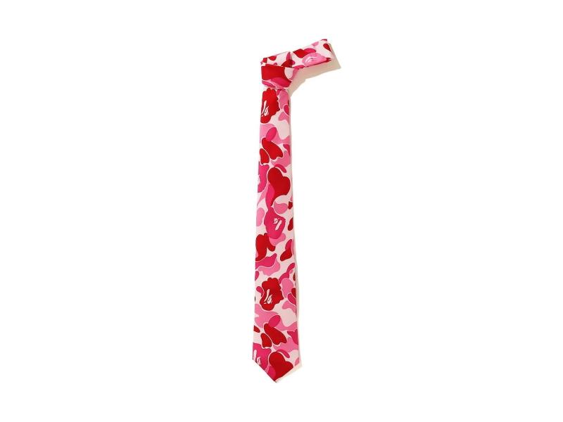 Галстук BAPE ABC Tie (FW20) Pink