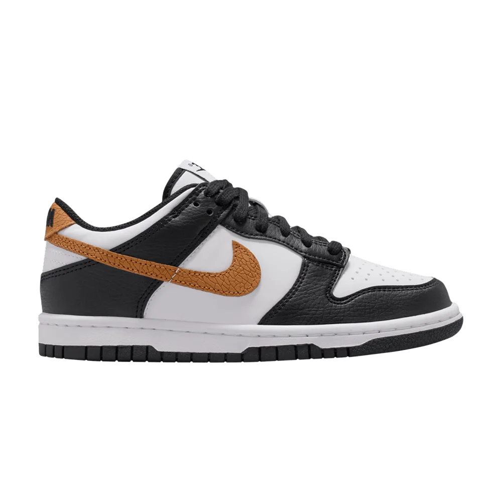 Krossovki-Nike-Dunk-Low-GS-Black-Flax-White
