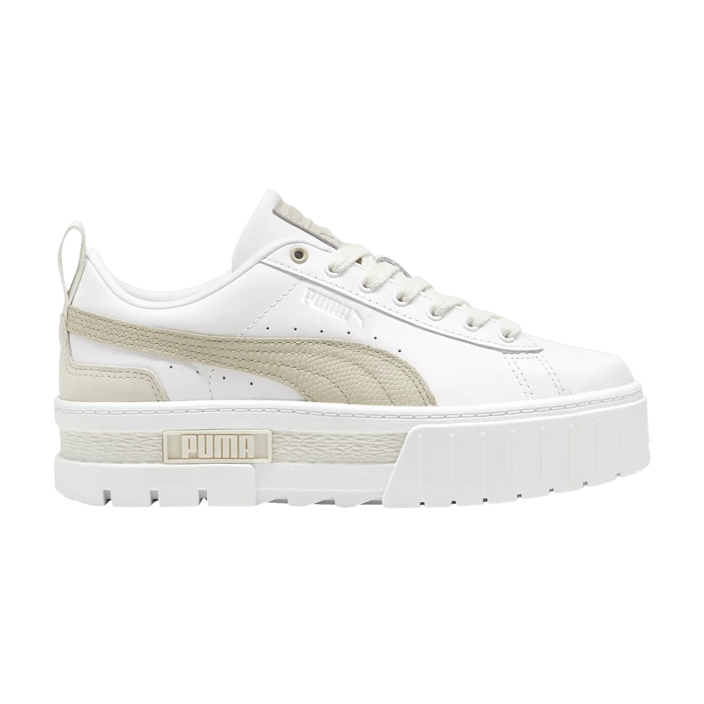 Krossovki-Puma-Wmns-Mayze-Luxe-White-Desert-Dust