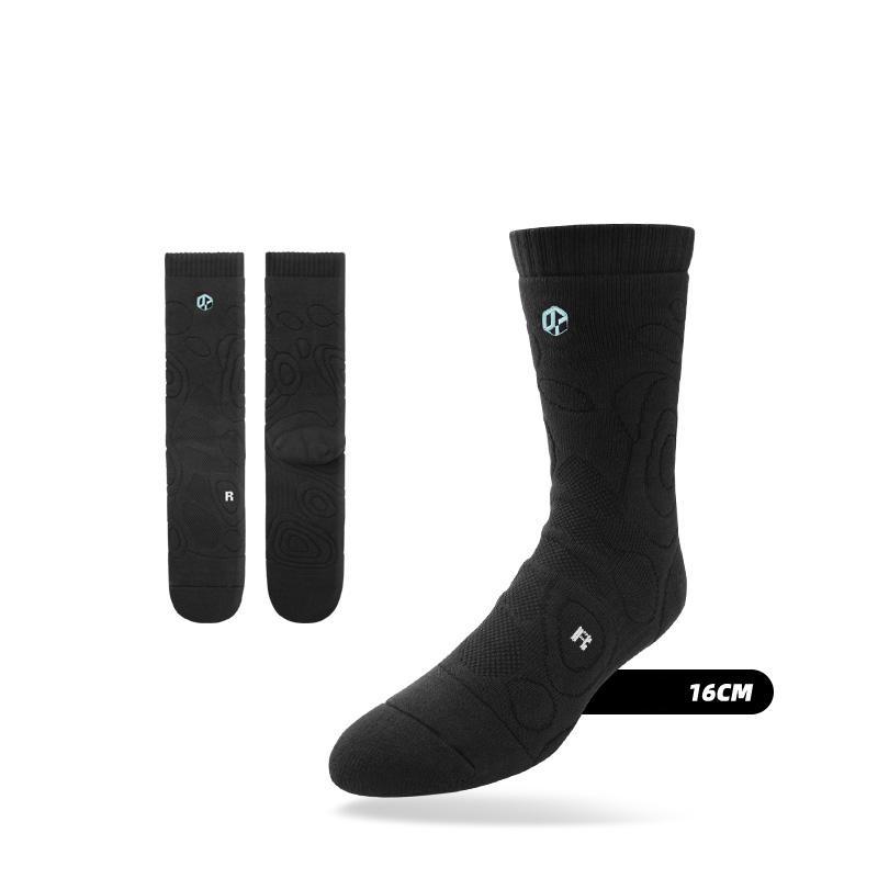 Ehot-Circles-Black-Crew-Socks