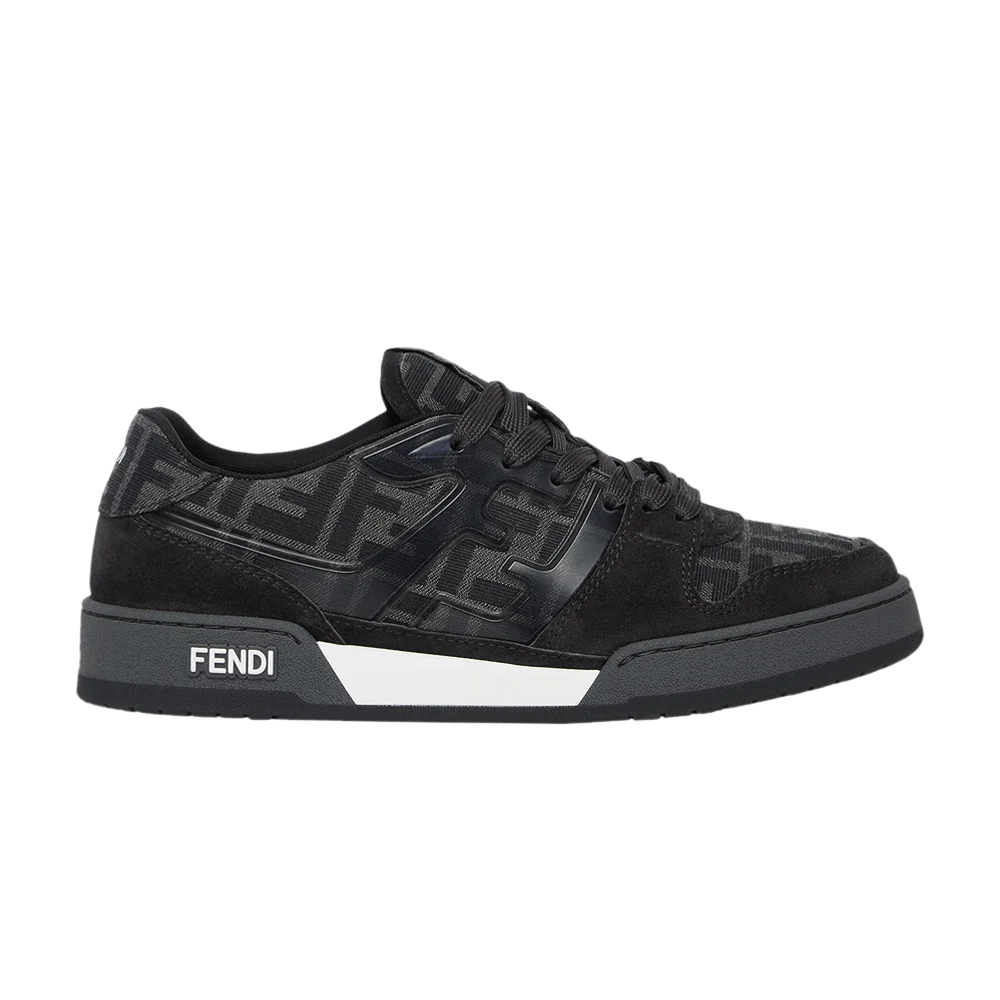 Krossovki-Fendi-Match-FF-Jacquard-Black-Grey