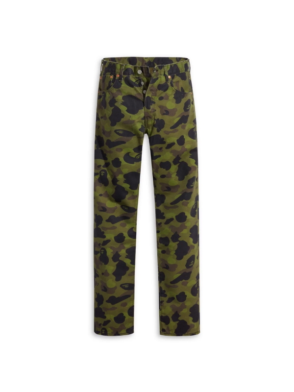 Спортивные штаны BAPE x Levi’s Color Camo 501 93 Model (America Exclusive) Green
