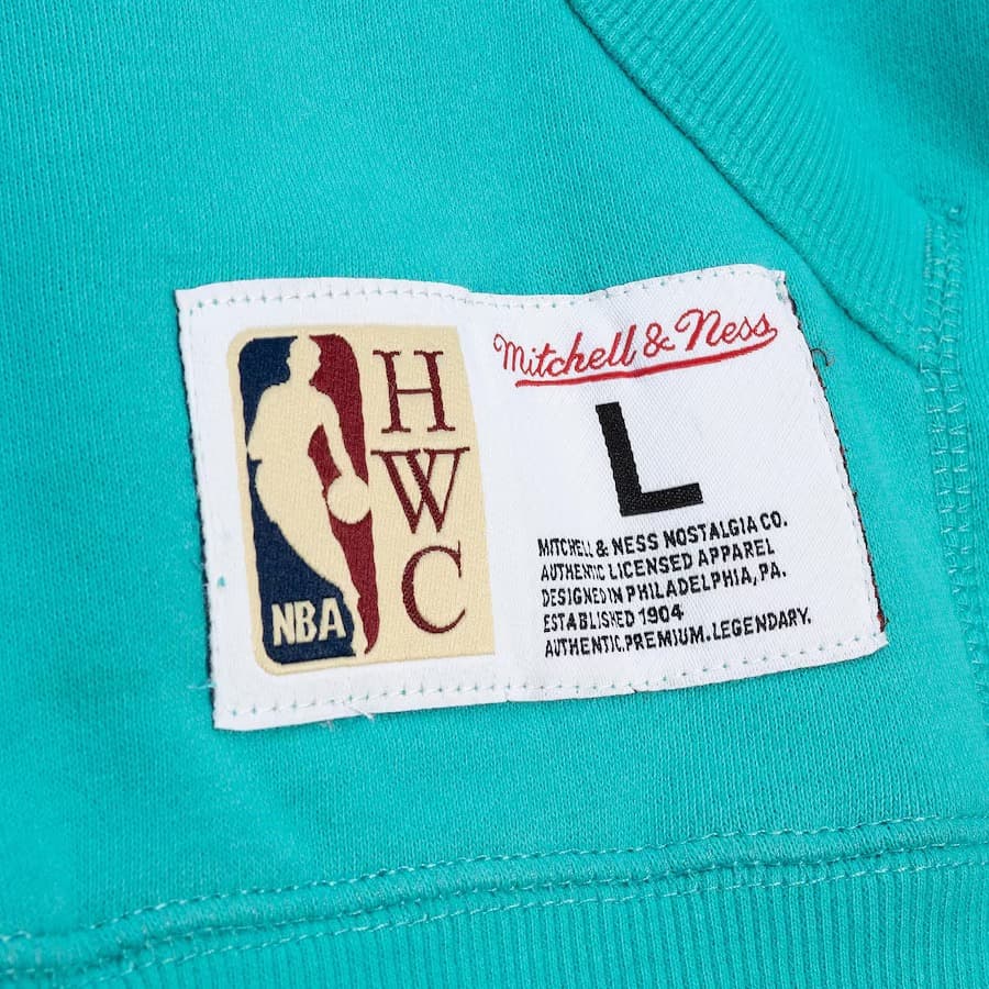 Худи Mitchell & Ness Turquoise San Antonio Spurs City Collection Fleece Pullover Hoodie