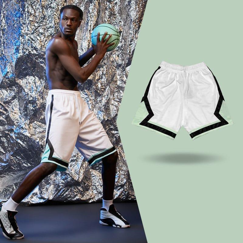 Баскетбольные шорты Ehot Black-Mint Lines White Shorts