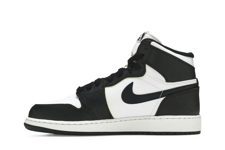 Кроссовки Air Jordan 1 Retro High OG BG 'Black White' 2014
