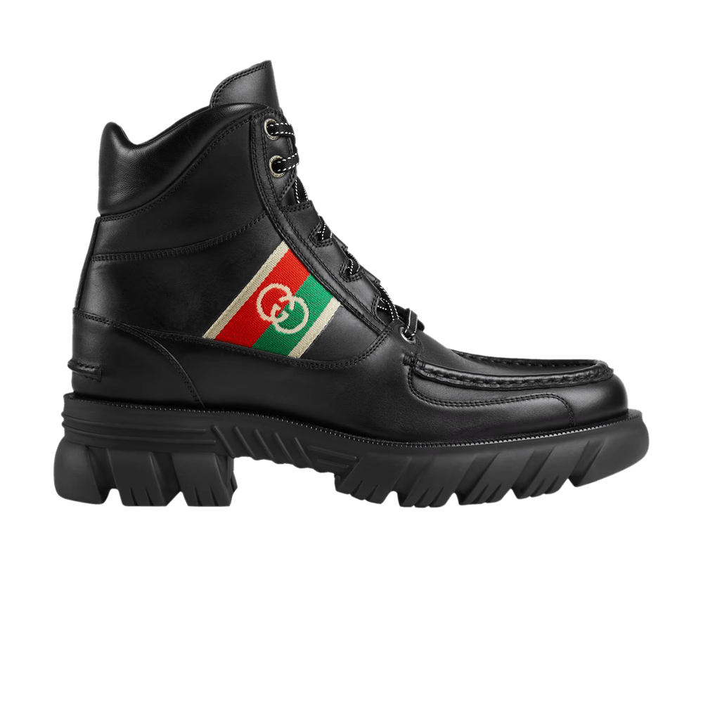 Кроссовки Gucci Ankle Boot 'Interlocking G - Black'