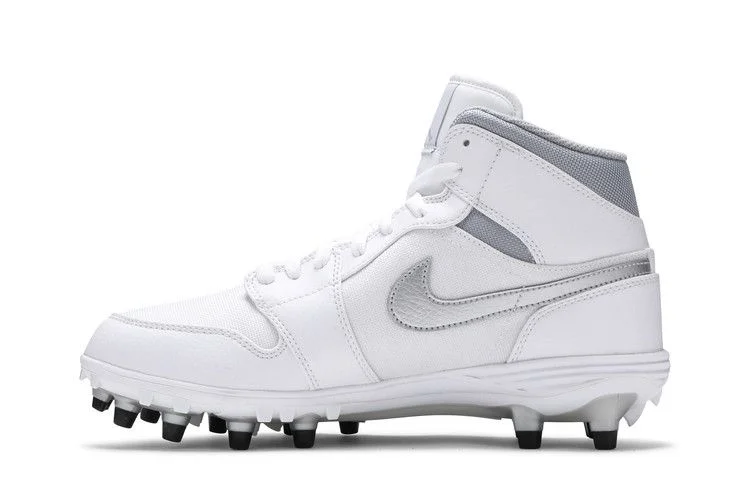 Кроссовки Air Jordan 1 Mid TD Cleat 'Metallic Silver'