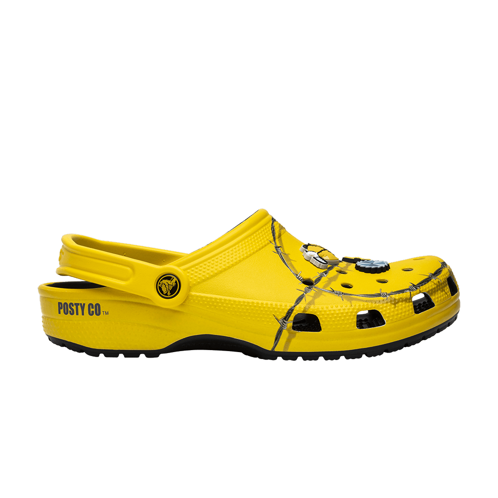 Кроссовки Crocs Post Malone x Clog 'Barbed Wire'
