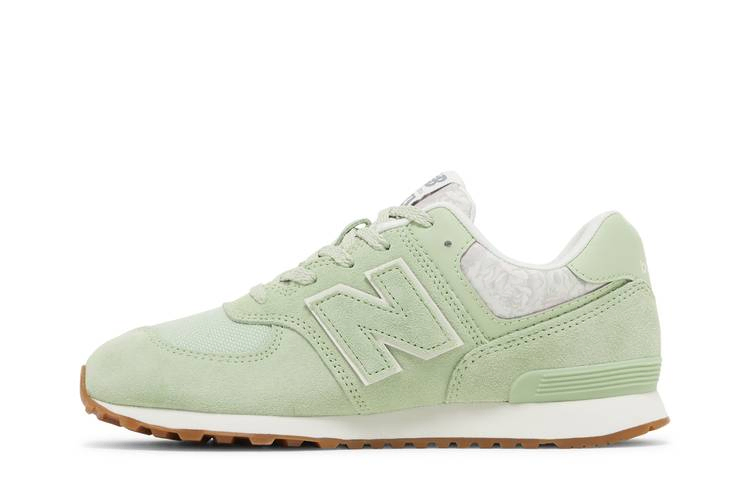 Кроссовки New Balance 574 Big Kid 'Floral - Avocado Gum'