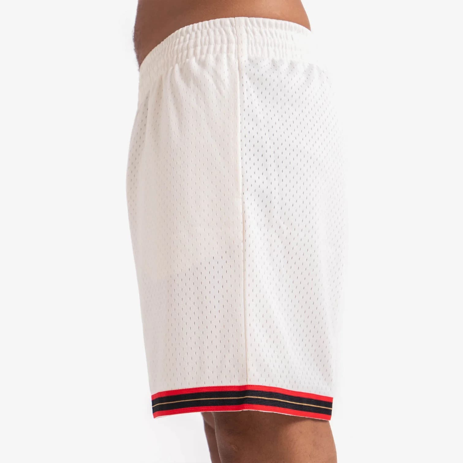 Спортивные шорты Mitchell & Ness Philadelphia 76ers Hardwood Classics Throwback Off White Swingman NBA Shorts