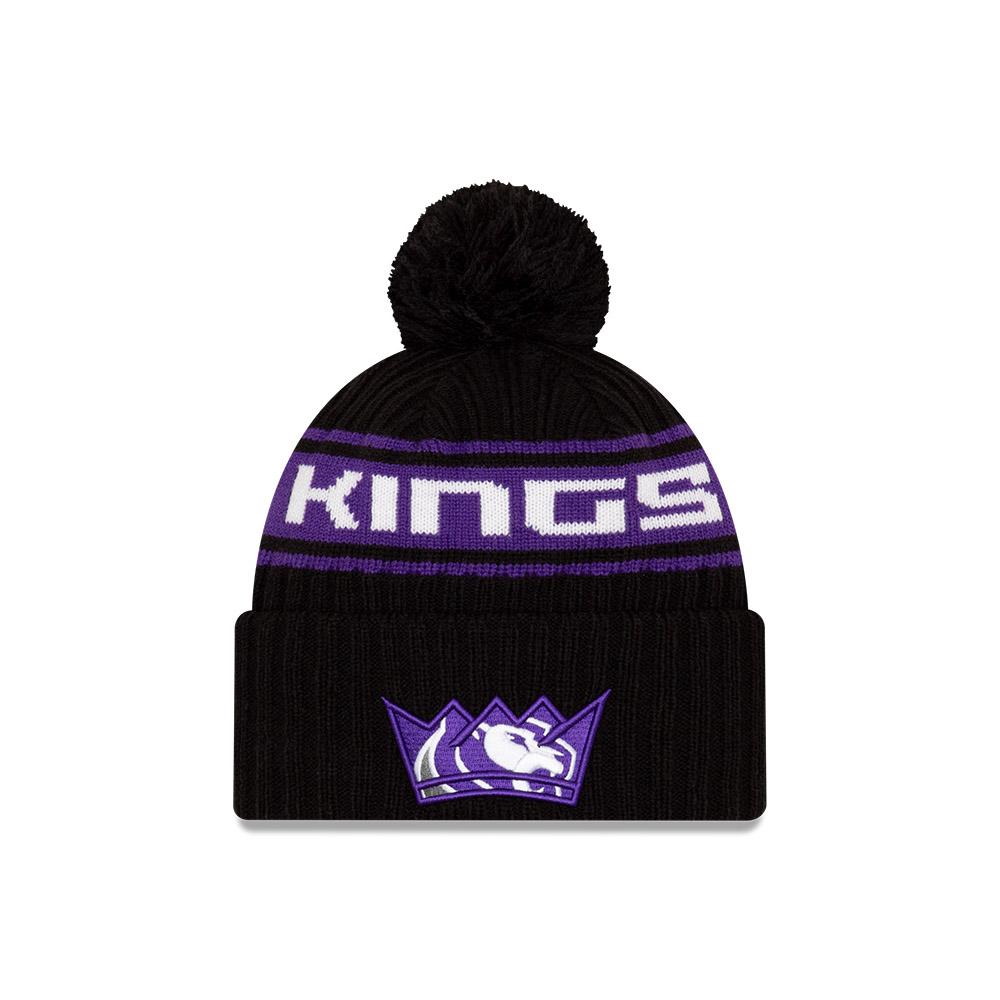 Шапка New Era Sacramento Kings 2021 Draft Edition Pom Knit NBA Beanie
