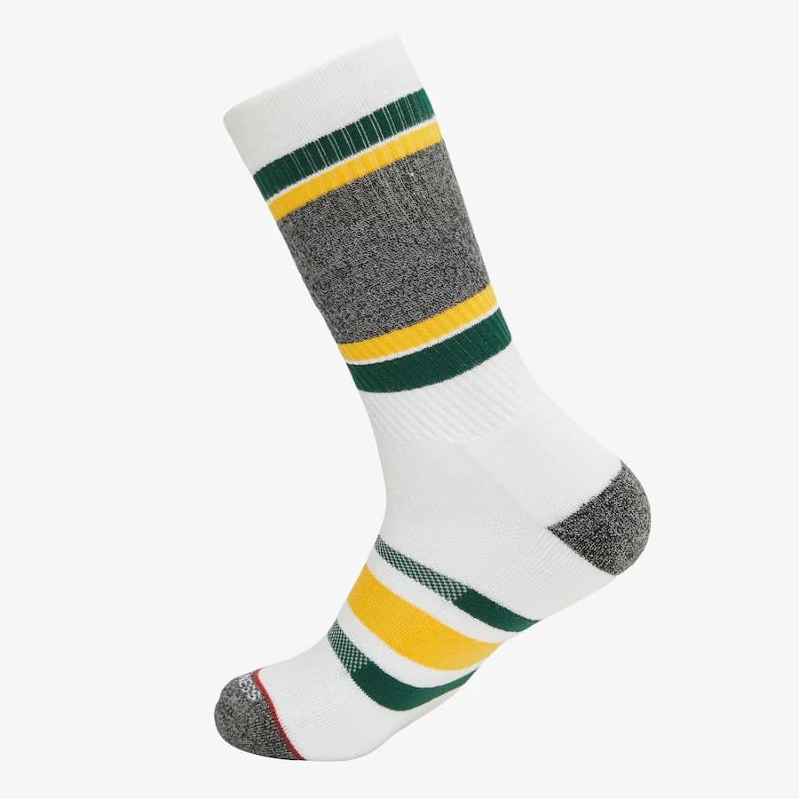 Спортивные носки Mitchell & Ness Green Bay Packers Interception Crew Socks