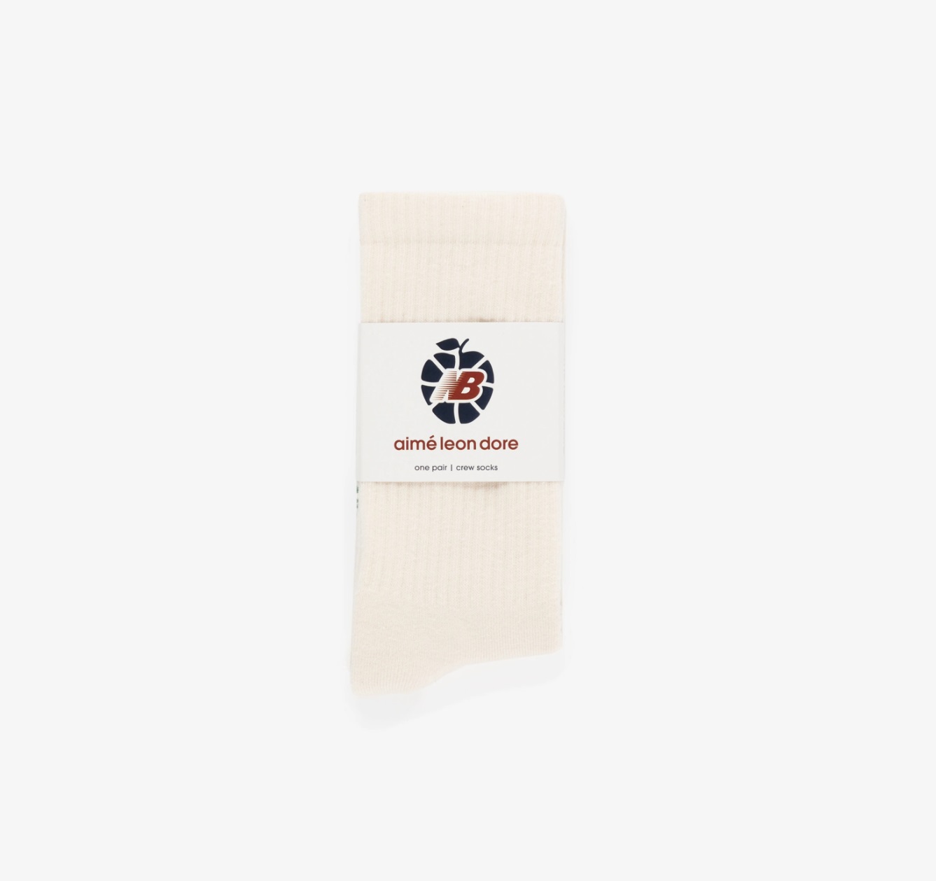 Спортивные носки Aime Leon Dore x New Balance Crew Sock Off-White