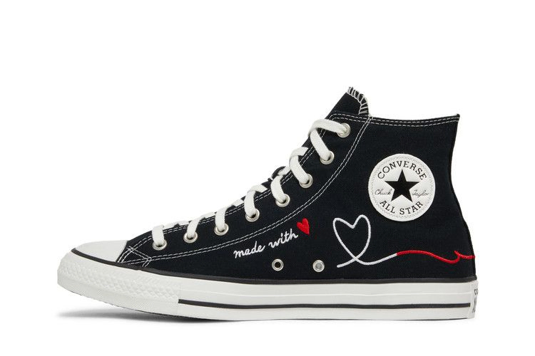 Кроссовки Converse Chuck Taylor All Star High 'Made with Love - Black'