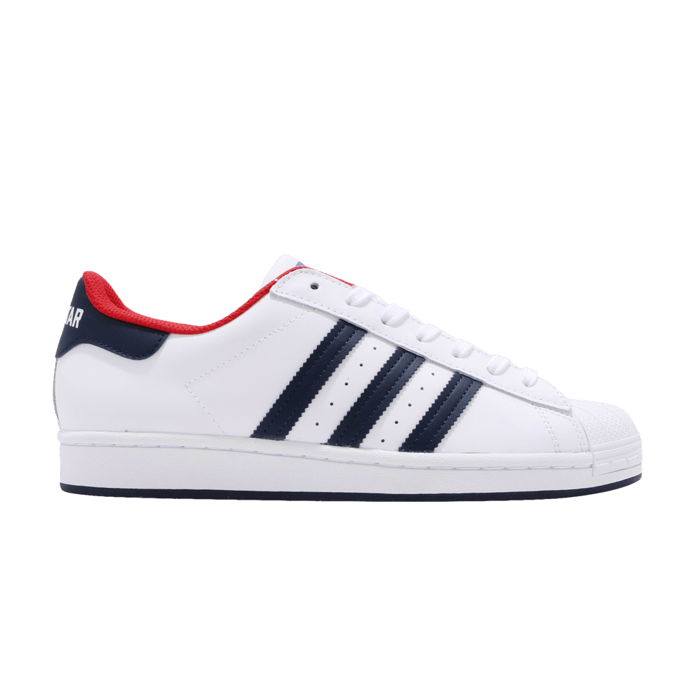 Кроссовки Adidas Superstar 'Navy Red'