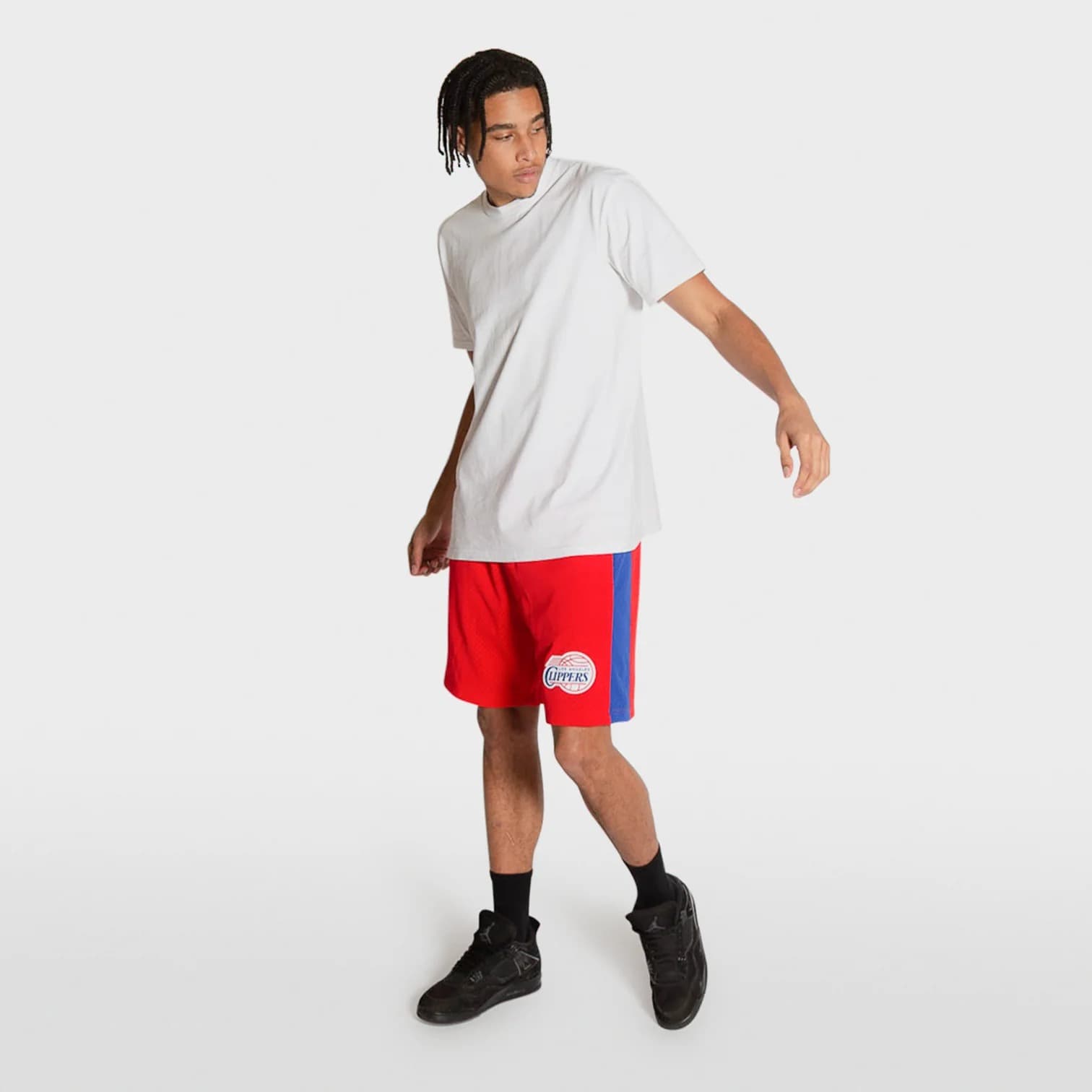 Спортивные шорты Mitchell & Ness Los Angeles Clippers 2000-01 Hardwood Classics Throwback Swingman NBA Shorts
