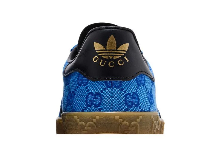 Кроссовки adidas x Gucci Gazelle 'Blue GG Monogram'