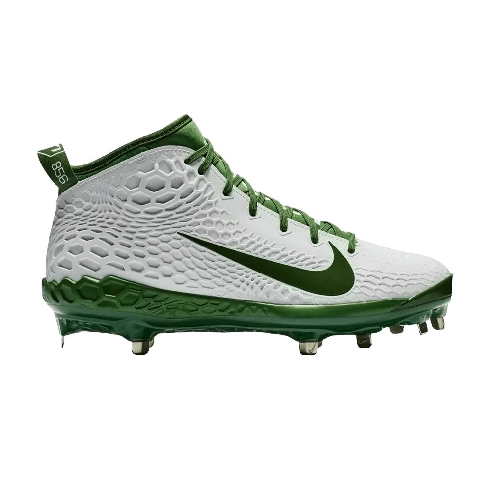 Krossovki-Nike-Force-Zoom-Trout-5-White-Forest-Green