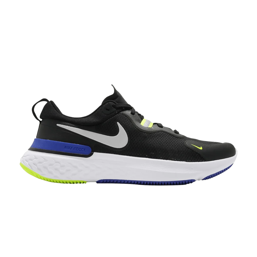 Кроссовки Nike React Miler 'Black Cyber Blue'