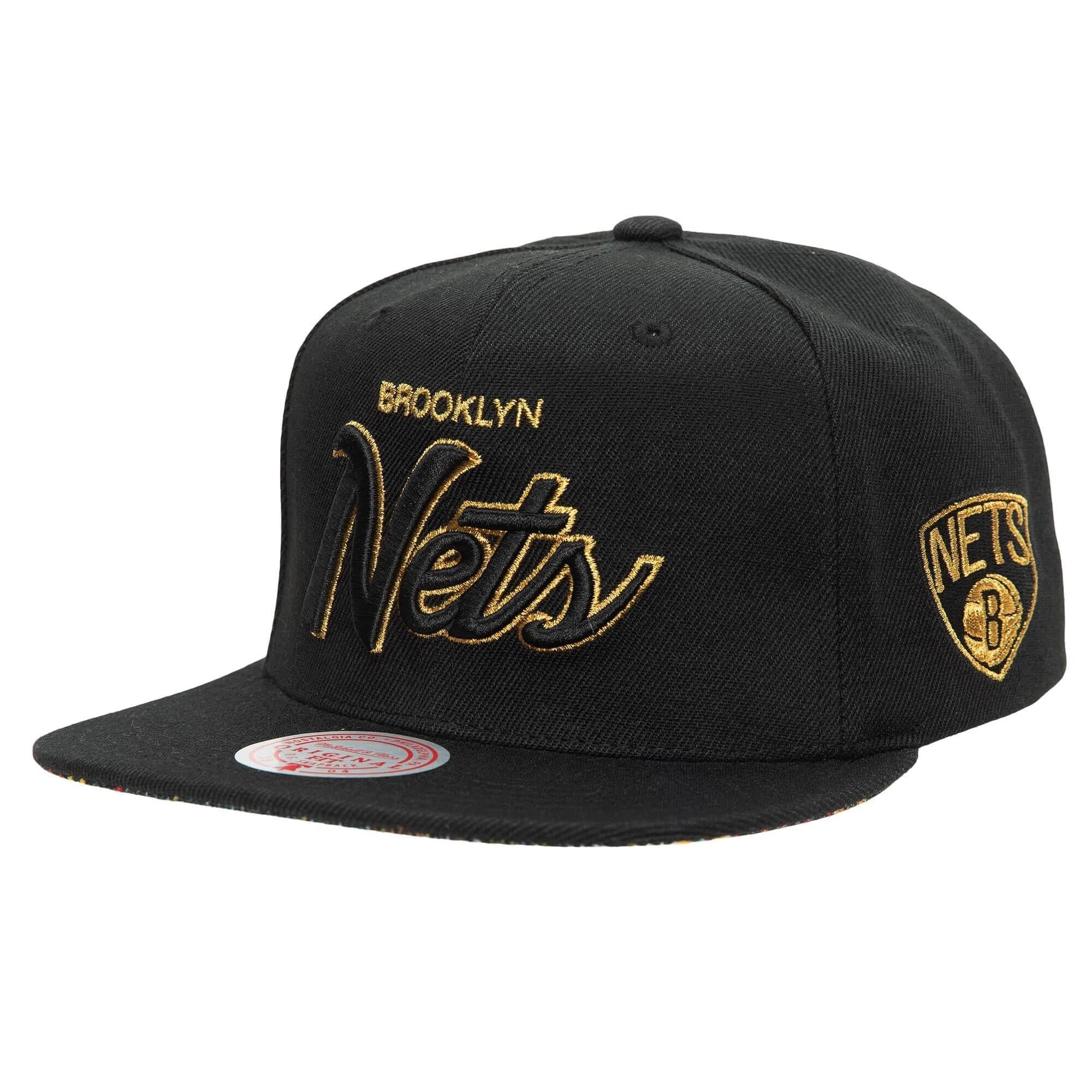 Mitchell-Ness-BHM-Script-Snapback-Brooklyn-Nets-Hat