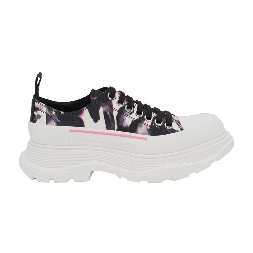 Кроссовки Alexander McQueen Wmns Tread Slick Lace Up 'Watercolour Graffiti'