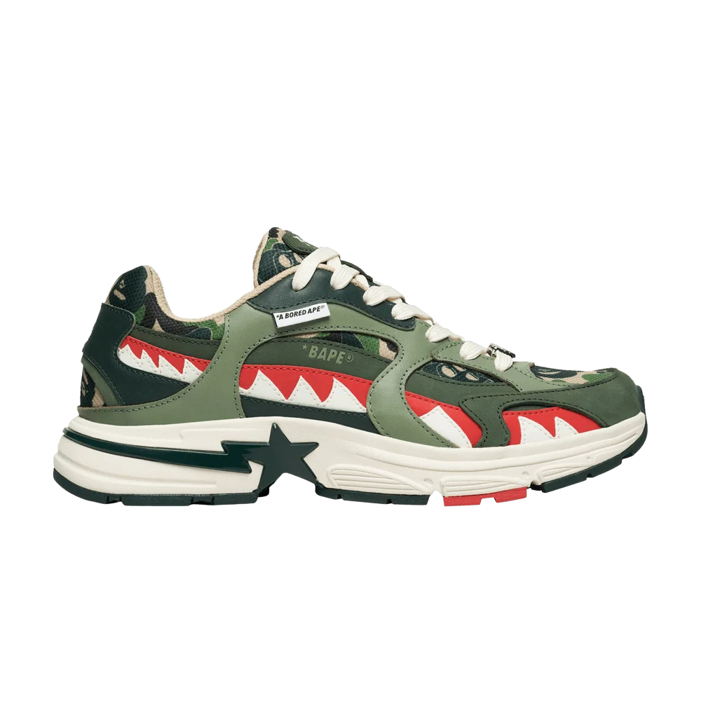 Krossovki-Bored-Ape-Yacht-Club-x-BAPE-Shark-Sta-Green