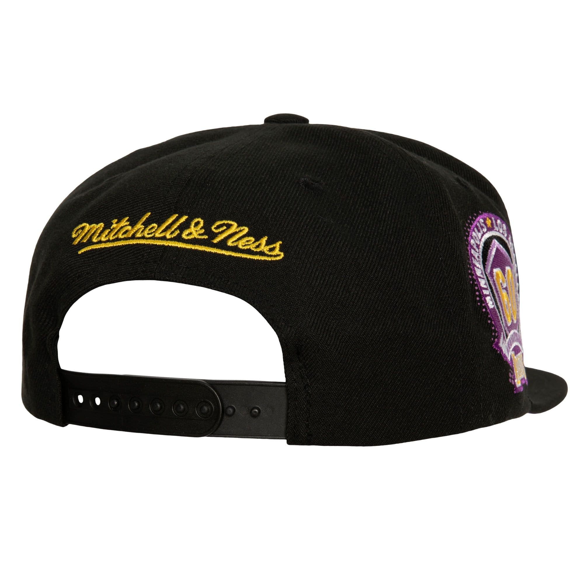 Бейсболка Mitchell & Ness Big Face 7.0 Snapback HWC Los Angeles Lakers Hat