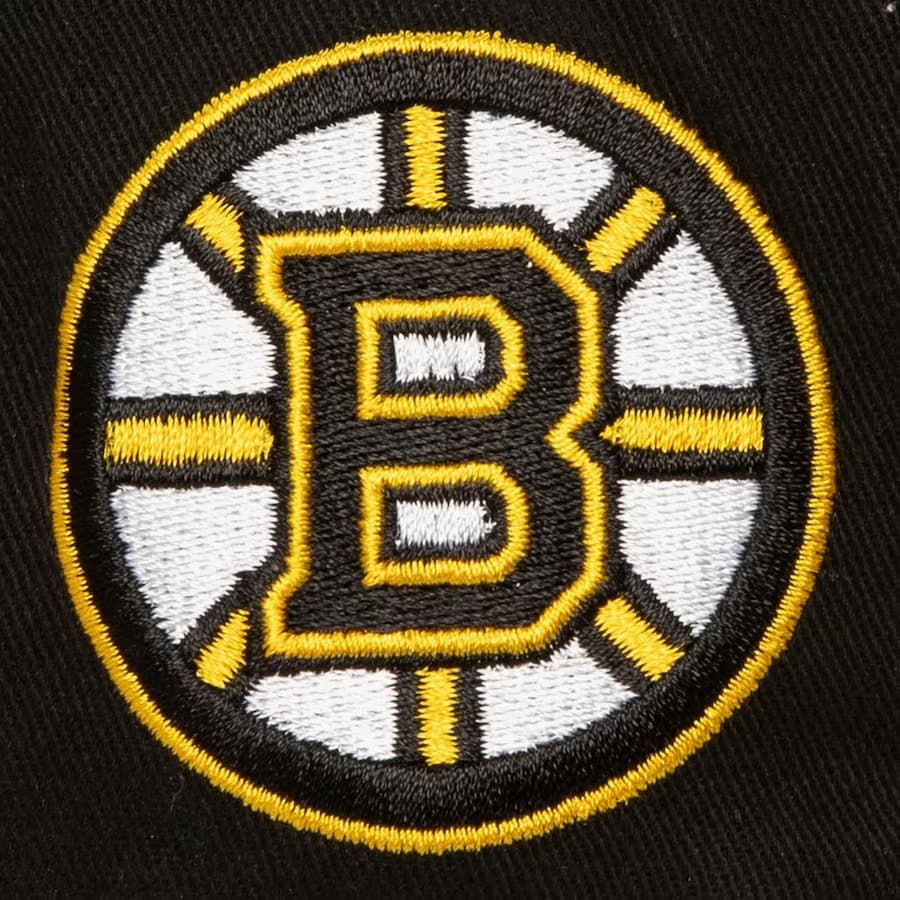 Mitchell-Ness-Black-Boston-Bruins-Block-Sweep-Pro-Adjustable-Hat-2