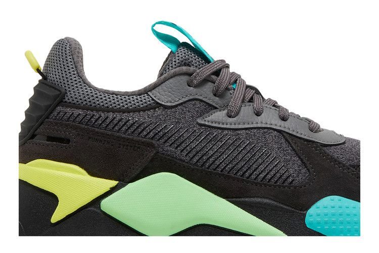 Кроссовки Puma RS-X Highlighter 'Castlerock Fluorescent Yellow'