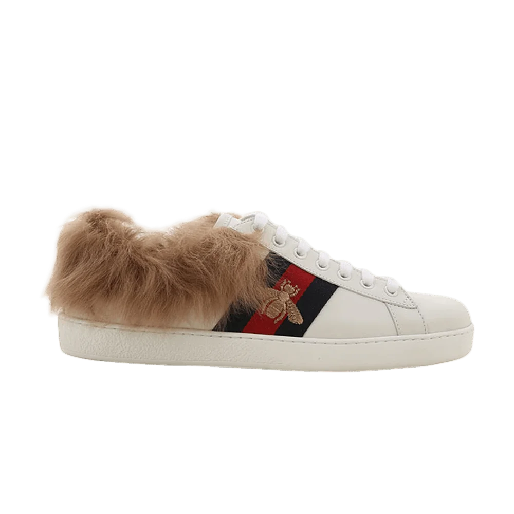 Кроссовки Gucci Wmns Ace Wool Embroidered 'Bee'