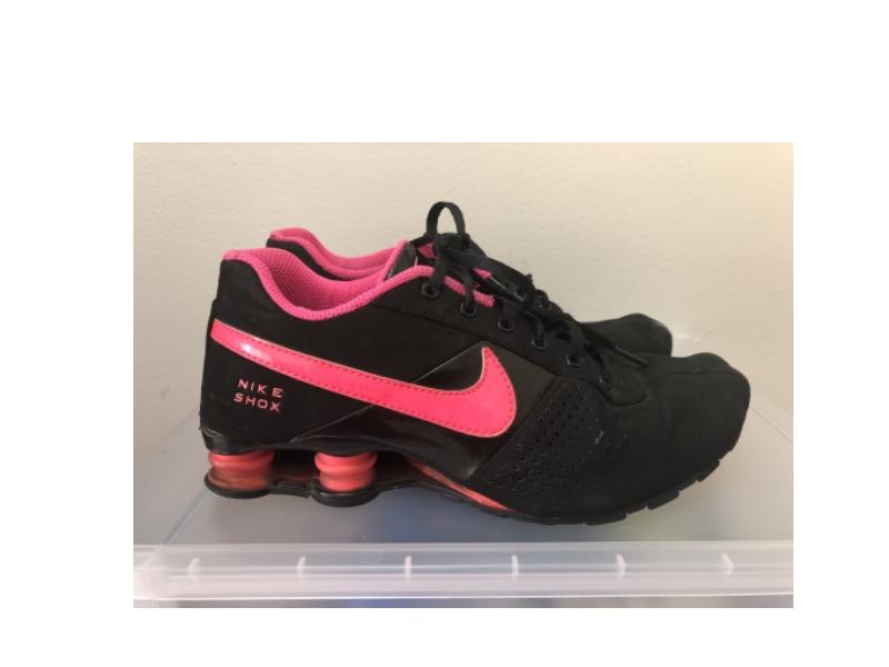 Кроссовки Nike Shox Deliver GS Black Pink Flash