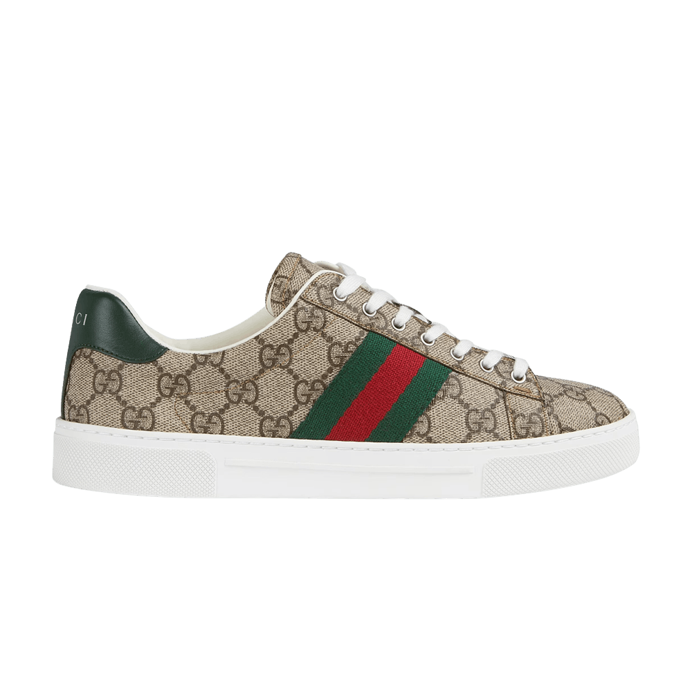 Кроссовки Gucci Wmns Ace 'GG Crystal Canvas - Beige'