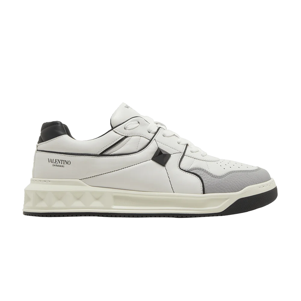Krossovki-Valentino-One-Stud-Low-White-Black-1