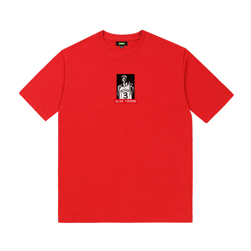 Футболка 2020 Kalan Allen Iverson 3 Memorial Tee Red