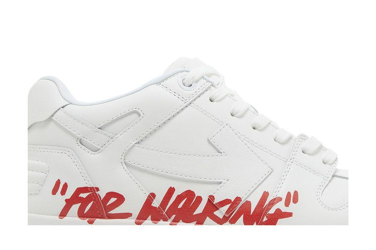 Кроссовки Off-White Out of Office Low 'For Walking - White Red' 2023