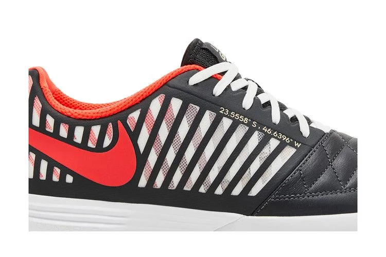 Кроссовки Nike Lunar Gato 2 IC 'Anthracite Infrared'