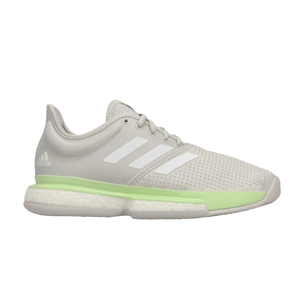 Krossovki-Adidas-Wmns-SoleCourt-Glow-Green