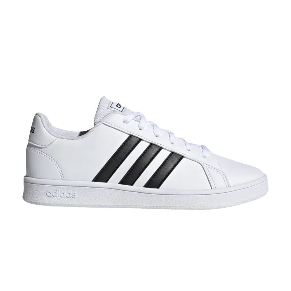 Krossovki-Adidas-Grand-Court-J-White-Black