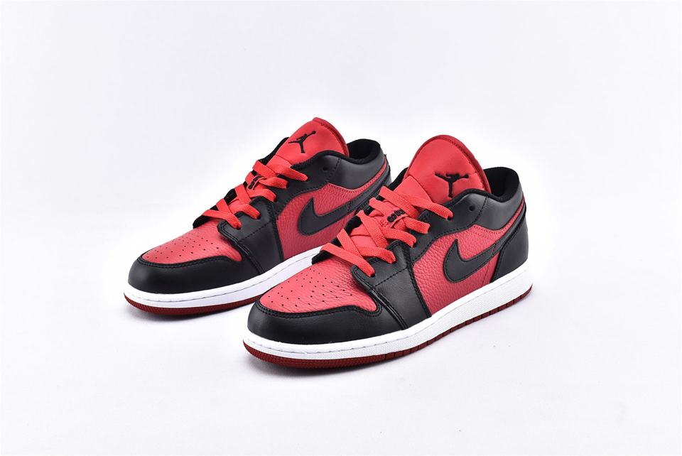 Air-Jordan-1-Low-BG-Gym-Red-Black-5
