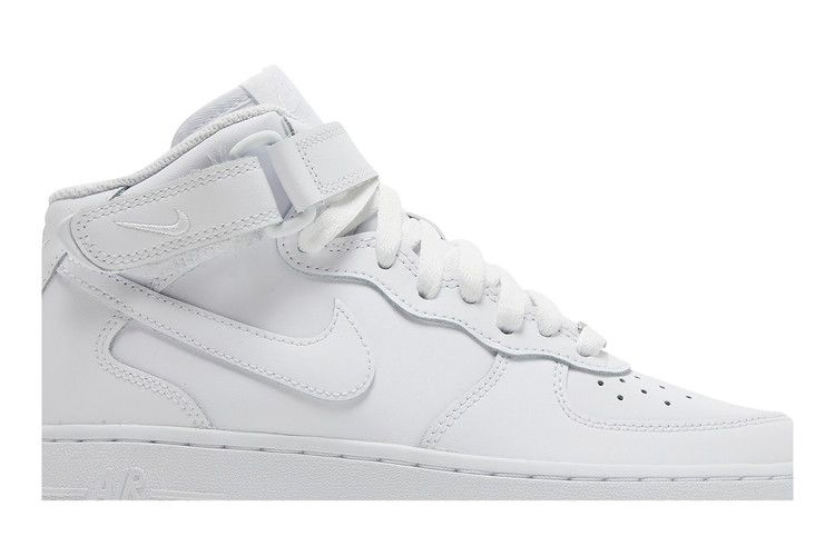 Кроссовки Nike Air Force 1 Mid LE GS 'Triple White'