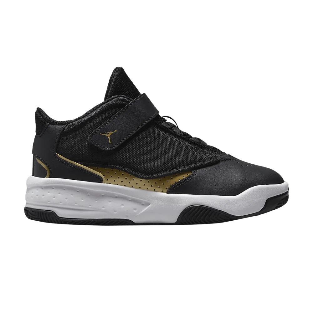 Krossovki-Air-Jordan-Max-Aura-4-PS-Black-Metallic-Gold