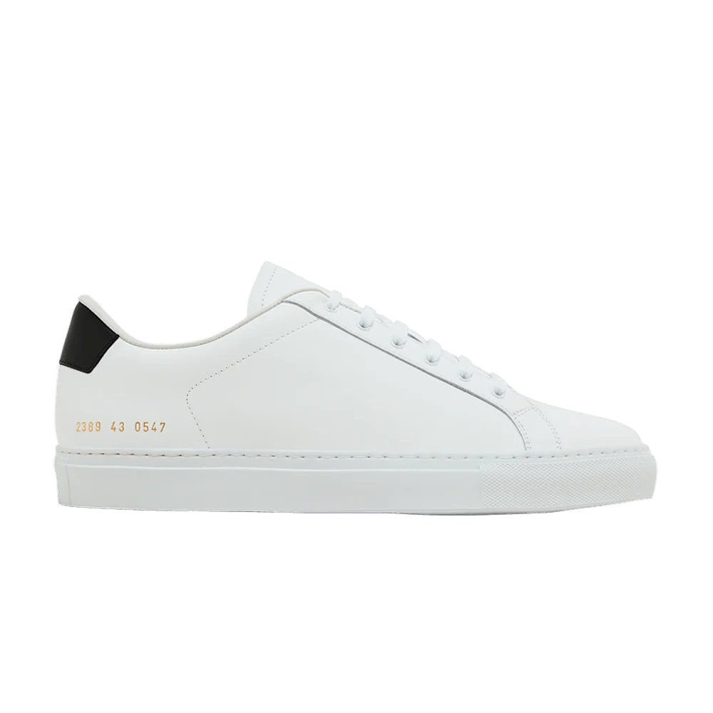 Кроссовки Common Projects Retro Low 'White Black'