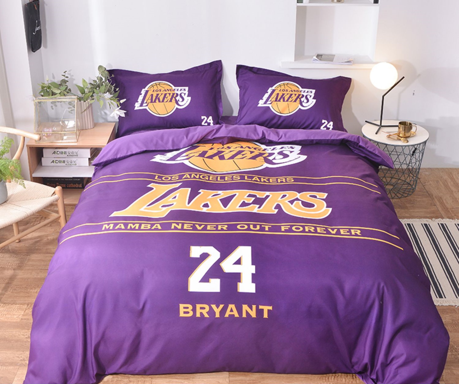 Постельное бельё Los Angeles Lakers Bryant 24 Purple