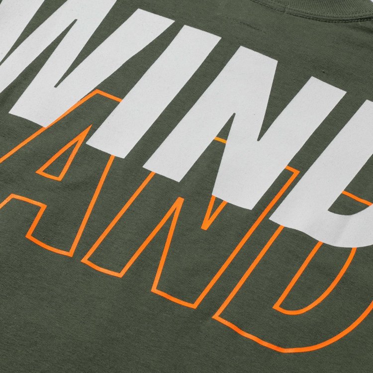 Свитшот MADNESS x WIND AND SEA LONG SLEEVE PRINT TEE Marsh