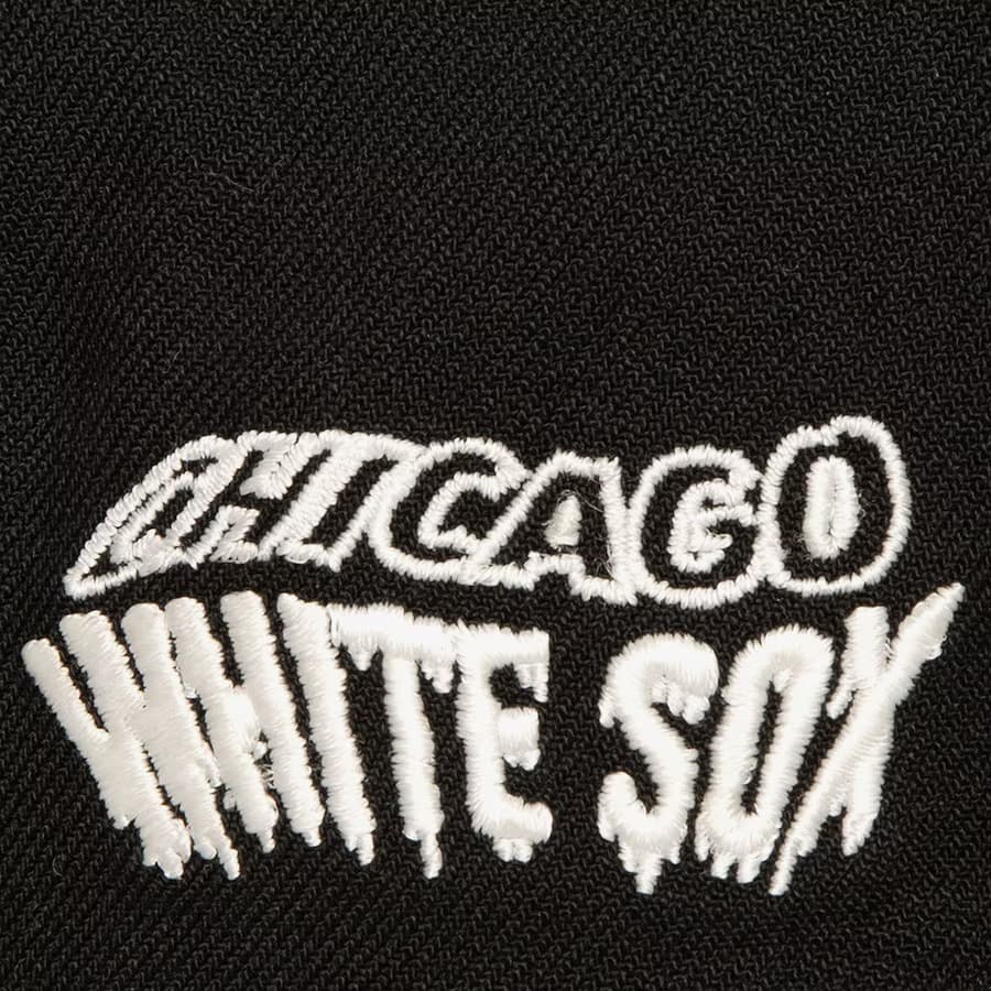 Бейсболка Mitchell & Ness Black Chicago White Sox Snapback Hat