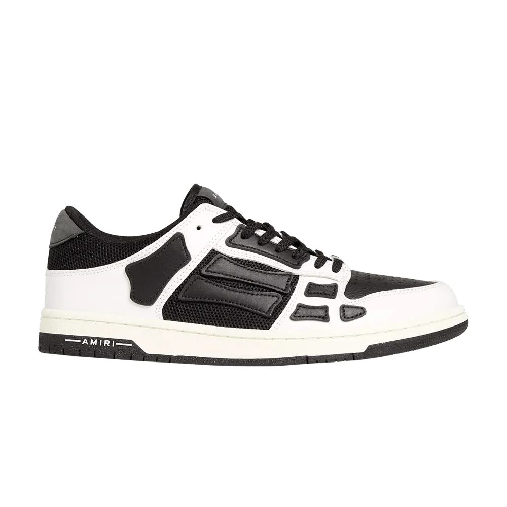Кроссовки Amiri Skel Top Low 'White Black' Saks Exclusive