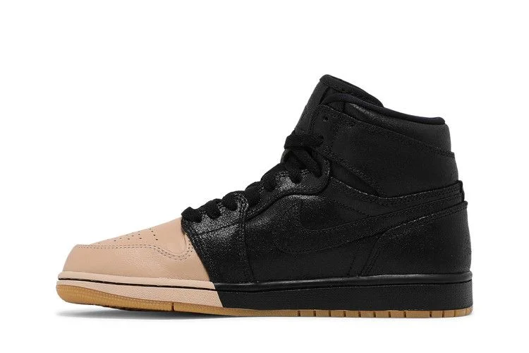 Кроссовки Wmns Air Jordan 1 Retro High Premium 'Dipped Toe - Black'