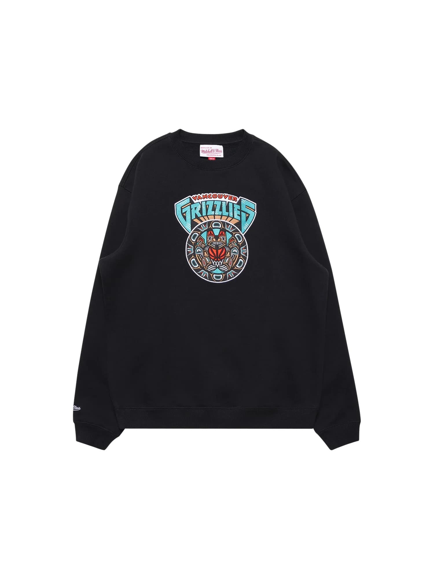 Футболка Mitchell & Ness Vancouver Grizzlies Vintage Stitched Tribal NBA Crewneck
