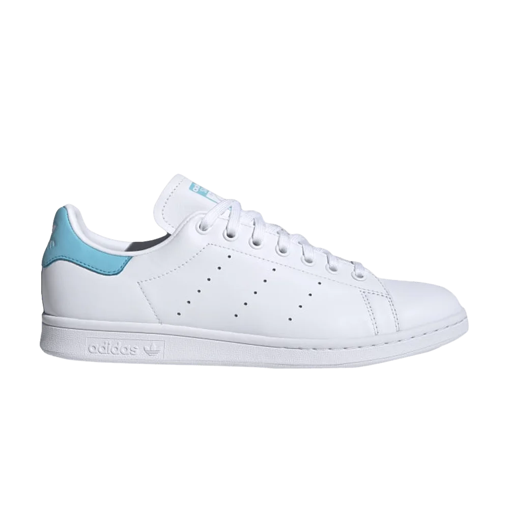 Krossovki-Adidas-Stan-Smith-White-Blue-Glow
